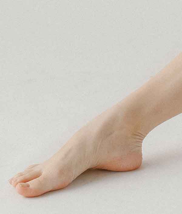 simple brands need simple pale naked feet